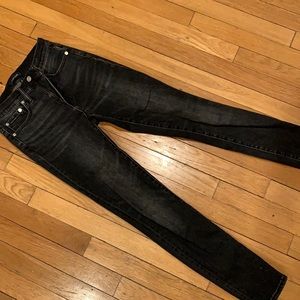 Jcrew women’s black denim jeans